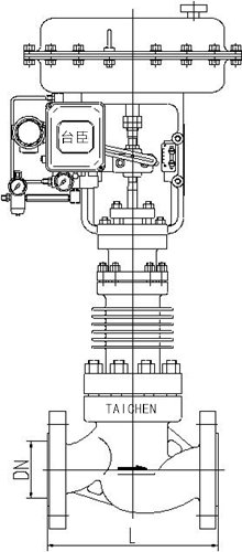 气动套筒调节阀结构图